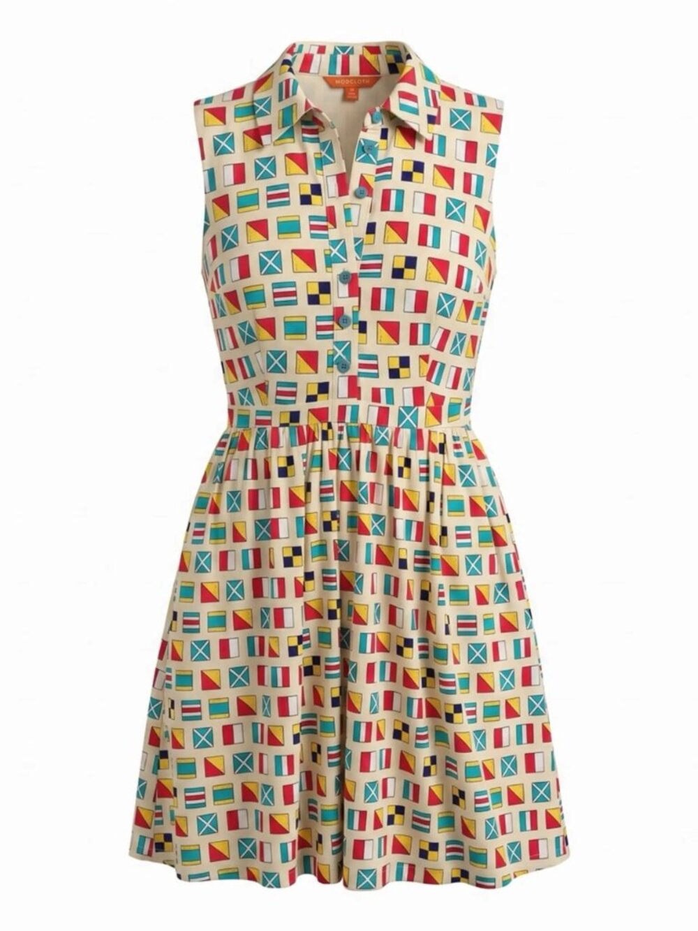 Modcloth Flag Dress with Pockets, size Medium